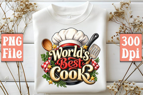 World's Best Cook PNG Sublimation Craftlabsvg24 