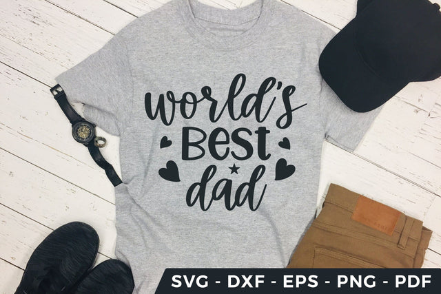 World's Best Dad, Father's Day Cut File SVG CraftLabSVG 