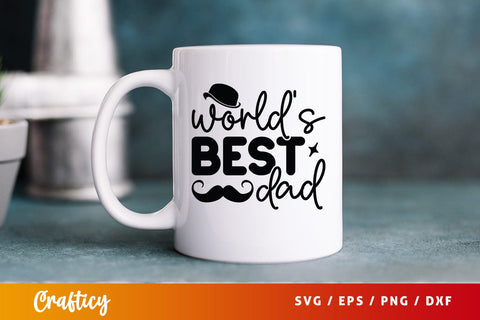 Worlds Best Dad Svg Design SVG Designangry 