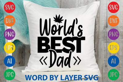 World's Best Dad svg design SVG Rafiqul20606 