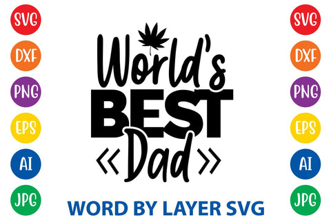 World's Best Dad svg design SVG Rafiqul20606 