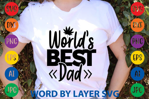 World's Best Dad svg design SVG Rafiqul20606 
