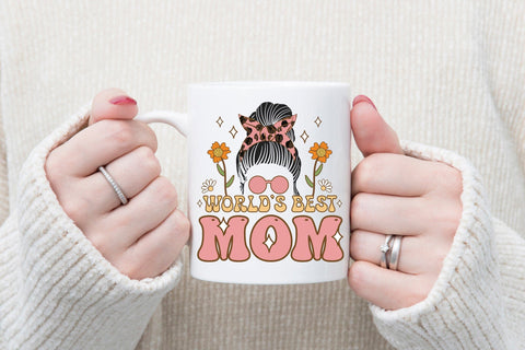 World's Best Mom - Mother's Day Sublimation Sublimation CraftLabSVG 