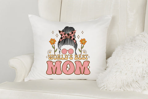 World's Best Mom - Mother's Day Sublimation Sublimation CraftLabSVG 