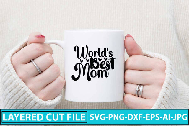 World's Best Mom SVG Design SVG Syaman 