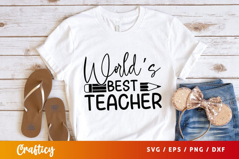 Worlds best teacher Svg Design SVG Designangry 