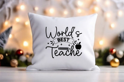 Worlds Best Teacher svg Design SVG Designangry 