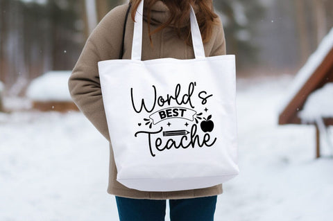 Worlds Best Teacher svg Design SVG Designangry 