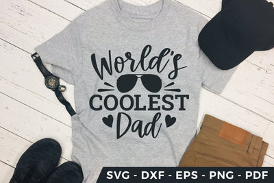 World's Coolest Dad, Father's Day SVG File SVG CraftLabSVG 