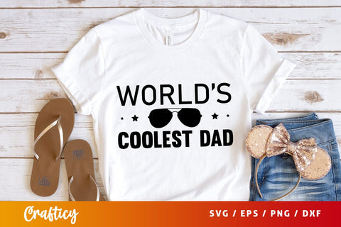 Worlds coolest dad SVG Design SVG Designangry 