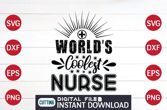 World's Coolest Nurse svg SVG designer krishna 
