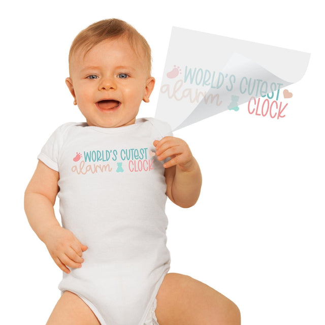 World's Cutest Alarm Clock DTF Transfer Physical So Fontsy T-Shirt Iron-On Transfer Shop
