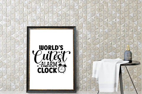 Worlds cutest alarm clock SVG Design SVG Designangry 
