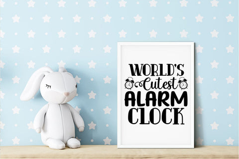 Worlds cutest alarm clock SVG Design SVG Designangry 