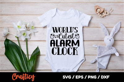 Worlds cutest alarm clock SVG Design SVG Designangry 