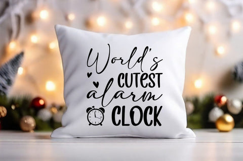 Worlds cutest alarm clock SVG Design SVG Designangry 