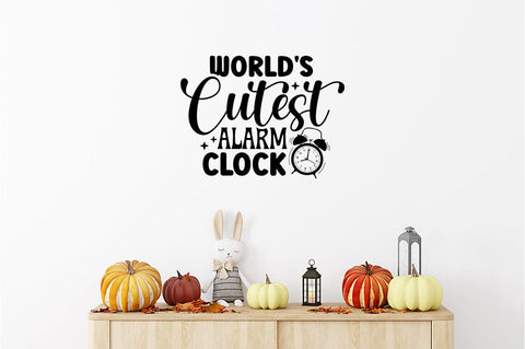 Worlds cutest alarm clock SVG Design SVG Designangry 