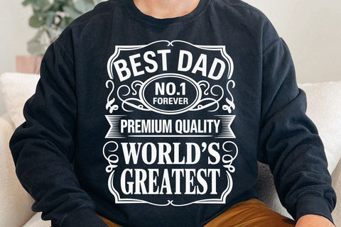 World's Greatest Best Dad Svg Png Files, Premium Quality Svg, Father's Day Svg, Dad Shirt Design Svg, No. 1 Forever Svg, Dad Sayings Svg SVG DesignDestine 