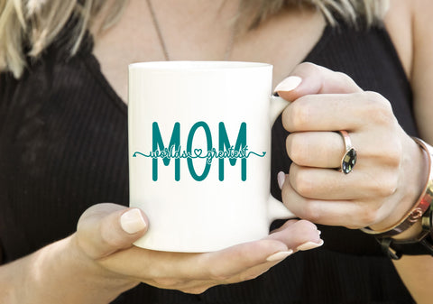 Worlds Greatest Mom | Digital Cut File SVG August Sun Fire 