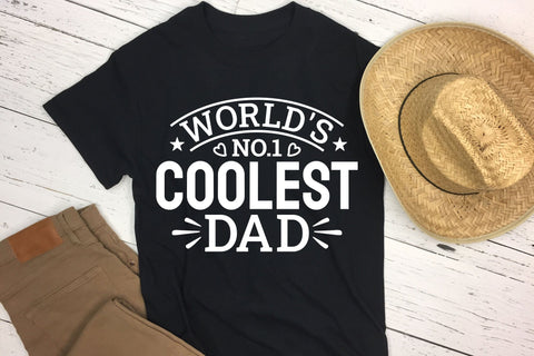 World's No.1 Coolest Dad - Fathers Day SVG SVG CraftLabSVG 