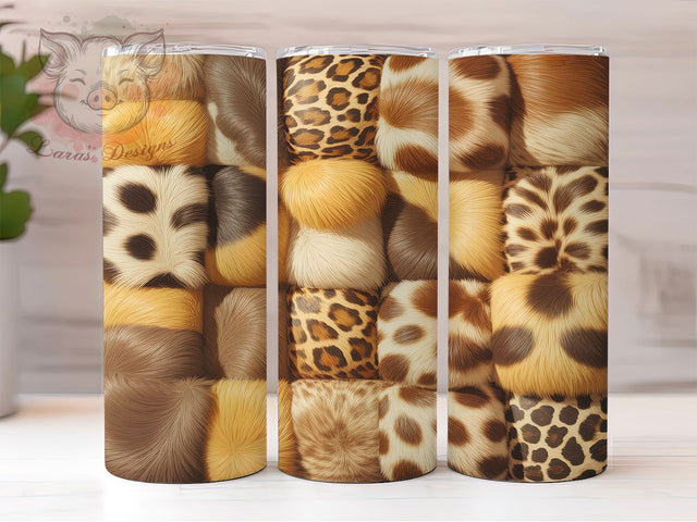Woven Leather Leopard Tumbler, Leather Texture Pattern, Leopard Print Design, 20Oz Sublimation Wrap, Seamless Animal Art, Faux Leather Texture, Tumbler Sublimation Sublimation Lara' s Designs 