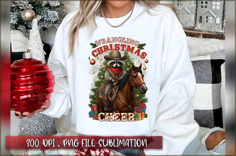 Wrangling christmas cheer Sublimation Sublimation Shetara Begum 