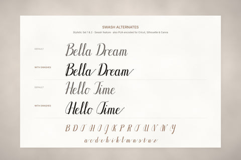 Wrenfield Script – Elegant Connected Calligraphy Font Font ampersand 