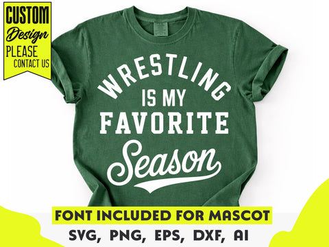 Wrestling is my Favorite Season SVG, Wrestling Mom PNG SVG DesignDestine 
