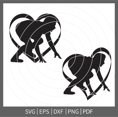 Wrestling love SVG, Female Wrestling SVG File, Girl Wrestler SVG, Wrestling png, women's wrestling svg SVG Dinvect 