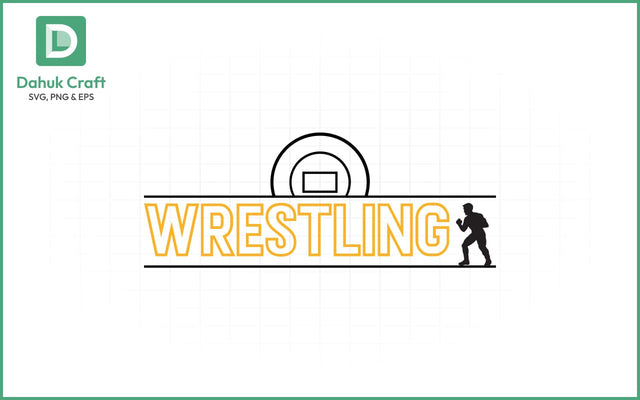 Wrestling Mat Logo SVG Wrestling SVG PNG & EPS V12 SVG dahukdesign 