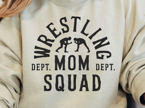Wrestling Mom Squad SVG SVG DesignDestine 