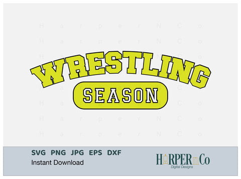Wrestling Season Laser SVG EPS CUT File SVG HarperNCo 