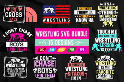 wrestling Svg Bundle SVG Nbd161 