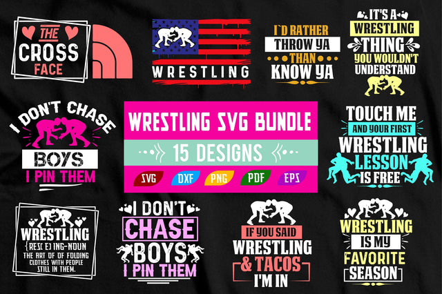 wrestling Svg Bundle SVG Nbd161 