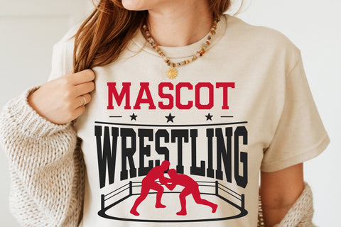 Wrestling Svg Png, Wrestling Team Template Svg Png, Wrestling Mom Svg, Svg Files for Cricut, Wrestling Team Shirts Svg SVG DesignDestine 
