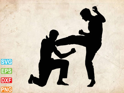 Wrestling SVG, Wrestling Clipart, Wrestling Silhouette SVG Creativeart88 