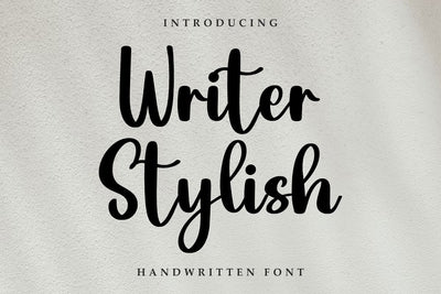 Writer Stylish - Beauty Handwritten Font Font Masyafi Studio 