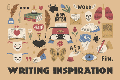 Writing Inspiration PNG Clipart Sublimation Rin Green 