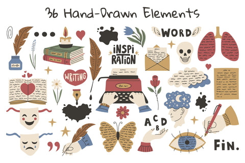 Writing Inspiration PNG Clipart Sublimation Rin Green 