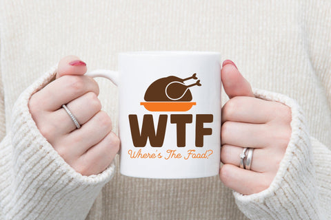 WTF Where's the Food | Turkey SVG Design SVG CraftLabSVG 
