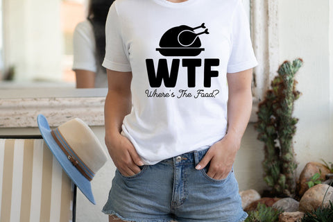 WTF Where's the Food | Turkey SVG Design SVG CraftLabSVG 