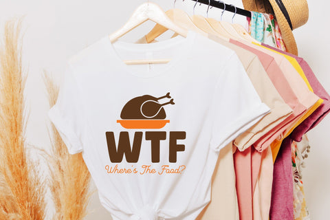 WTF Where's the Food | Turkey SVG Design SVG CraftLabSVG 