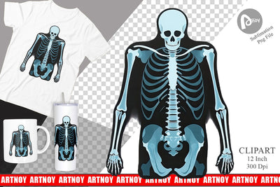 X-Ray Scan Clipart Sublimation artnoy 