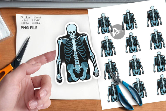 X-Ray Scan Sticker Sublimation artnoy 