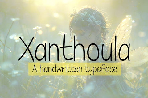 Xanthoula Font Misti's Fonts 
