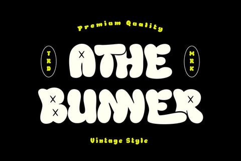 Xerulah - Bubble Graffiti Font Font twinletter 