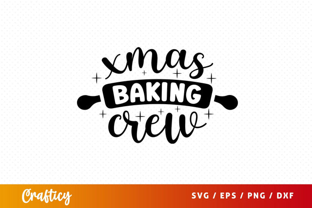 Xmas baking crew T shirt SVG Design SVG Designangry 