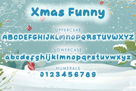 Xmas Funny Font Prasetya Letter 