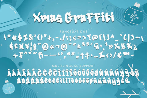 Xmas Graffiti Font Prasetya Letter 