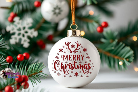 Xmas Ornament Mockup Bundle Mock Up Photo Sublimatiz Designs 